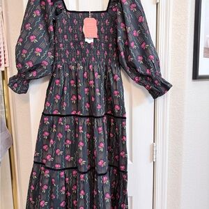 Daughters of India Daydress Mathilde dress in Rose Pop.